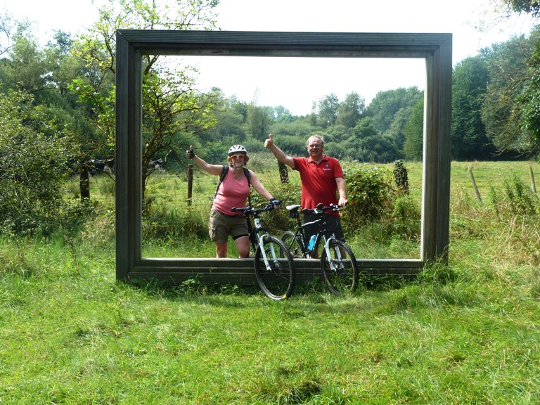 Biking in Bree (Belgium)